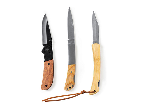 Складной нож VIDUR, серебристый/бежевый - рис 3.